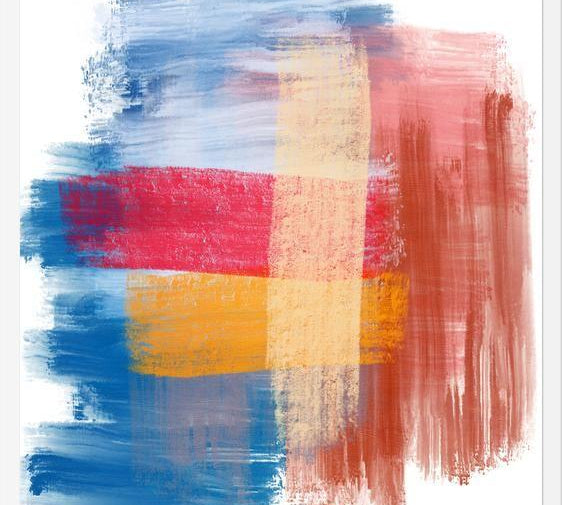 Cuadro Abstract Brush Strokes 6