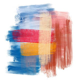 Canvas Abstract Brush Strokes 6