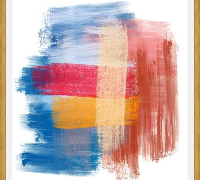 Cuadro Abstract Brush Strokes 6