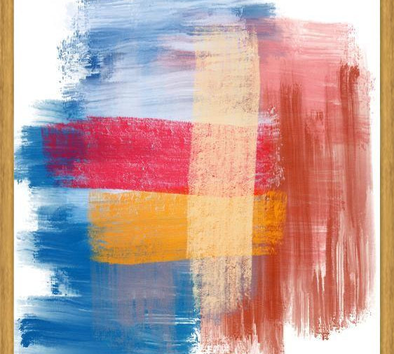 Cuadro Abstract Brush Strokes 6