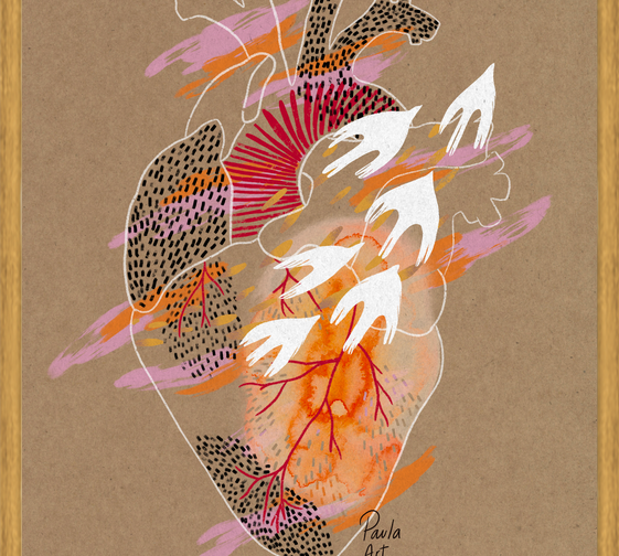 Cuadro Del corazón al corazón