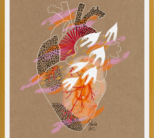 Cuadro Del corazón al corazón