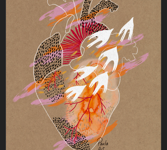 Cuadro Del corazón al corazón