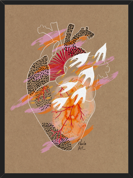 Cuadro Del corazón al corazón