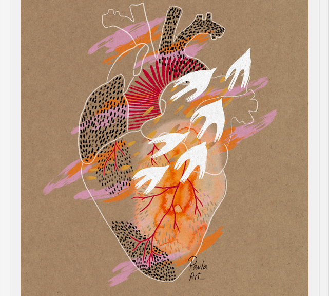 Cuadro Del corazón al corazón