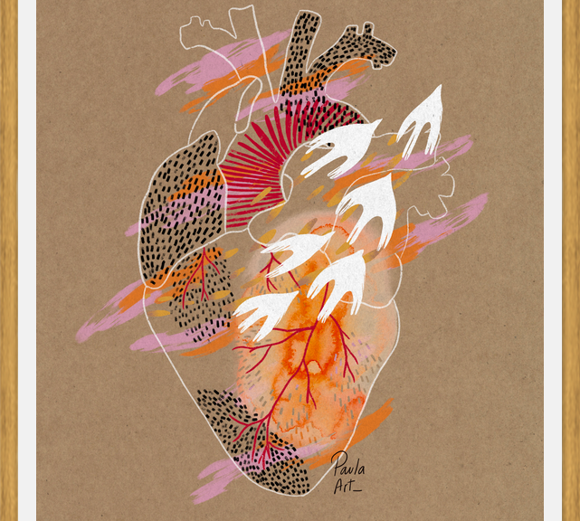 Cuadro Del corazón al corazón