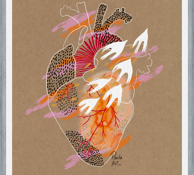 Cuadro Del corazón al corazón