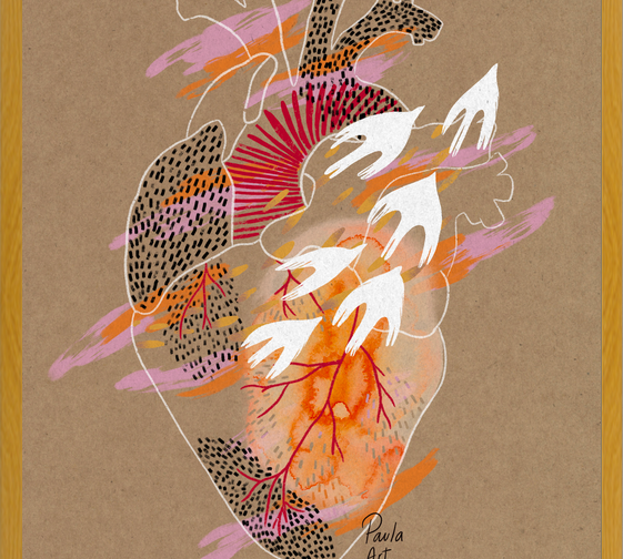 Cuadro Del corazón al corazón