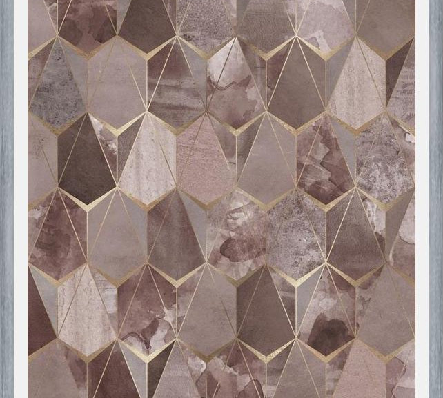 Cuadro Diamantes Rosa