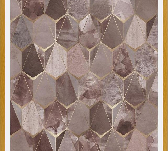 Cuadro Diamantes Rosa