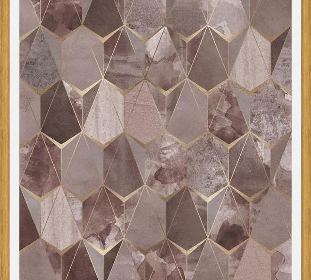 Cuadro Diamantes Rosa