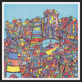 Cuadro Ilustración de Valparaiso, Chile