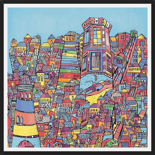 Cuadro Ilustración de Valparaiso, Chile
