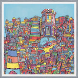 Cuadro Ilustración de Valparaiso, Chile