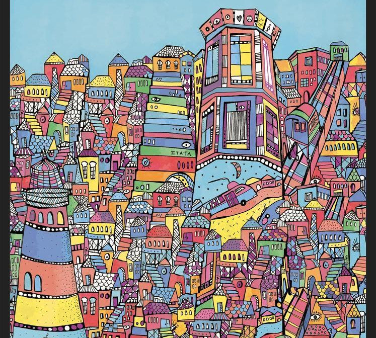 Cuadro Ilustración de Valparaiso, Chile