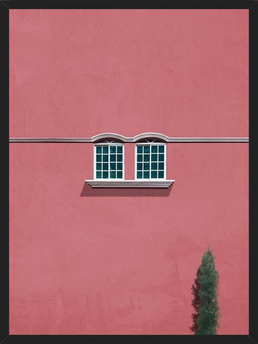 Cuadro Las ventanas y el pino