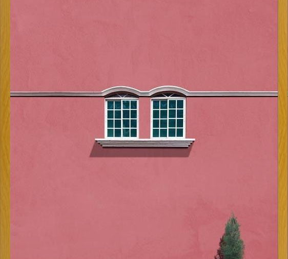 Cuadro Las ventanas y el pino