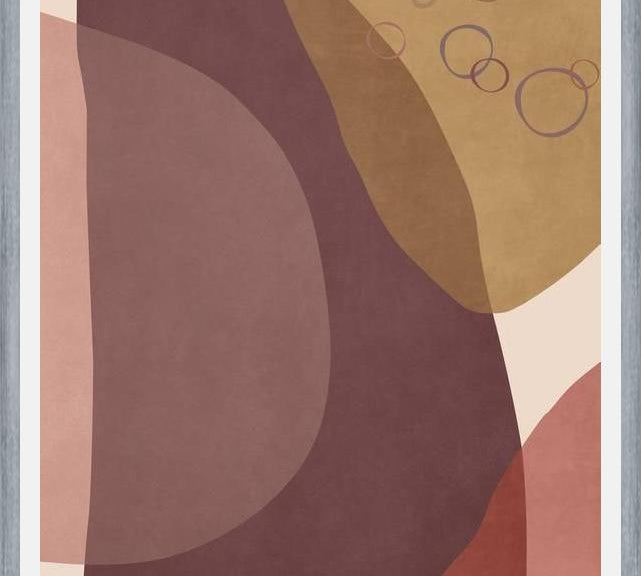 Cuadro Overlapping Organic Shapes