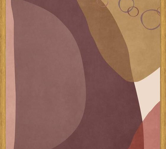 Cuadro Overlapping Organic Shapes