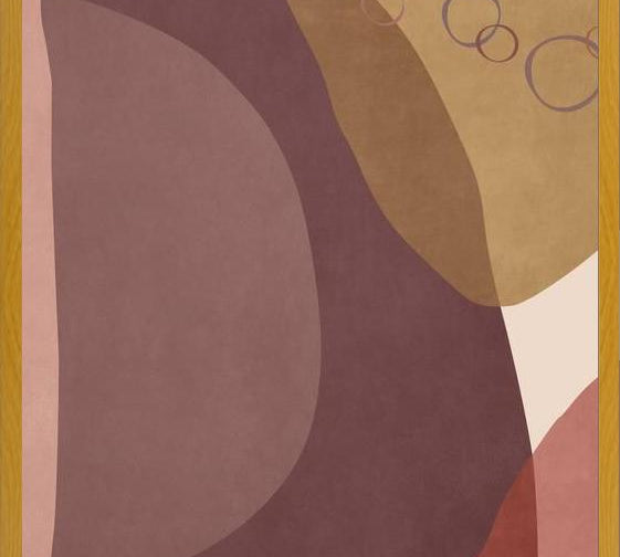 Cuadro Overlapping Organic Shapes