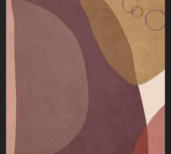 Cuadro Overlapping Organic Shapes