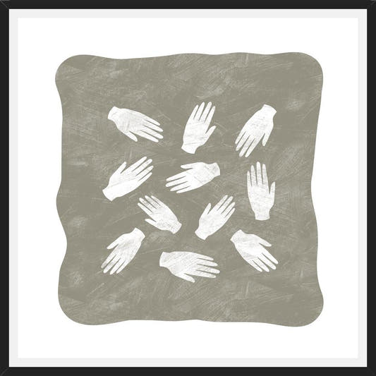 Cuadro Hands Pattern Natural