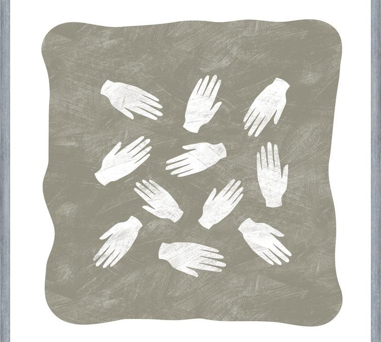 Cuadro Hands Pattern Natural