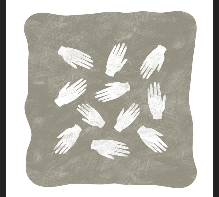 Cuadro Hands Pattern Natural