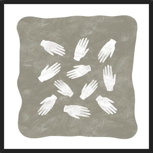 Cuadro Hands Pattern Natural