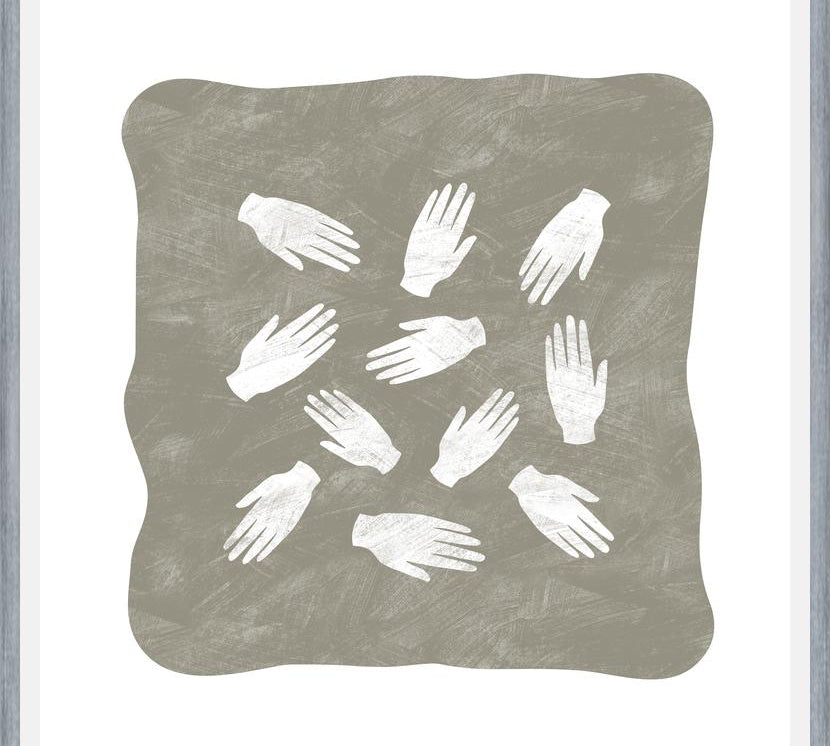 Cuadro Hands Pattern Natural