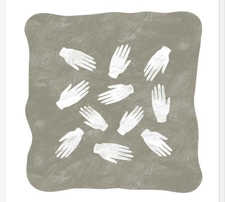 Cuadro Hands Pattern Natural