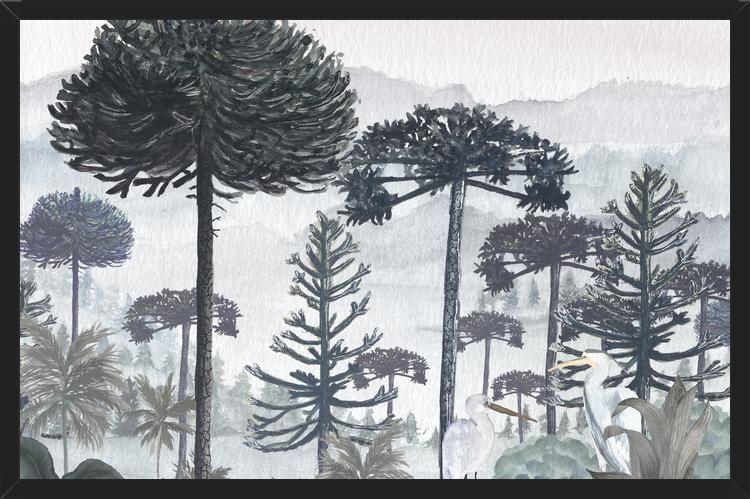Cuadro Mural Bosque de Araucarias