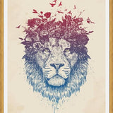 Cuadro Floral lion III