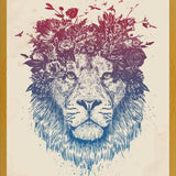 Cuadro Floral lion III