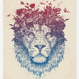Cuadro Floral lion III
