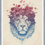 Cuadro Floral lion III