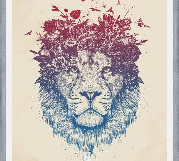 Cuadro Floral lion III