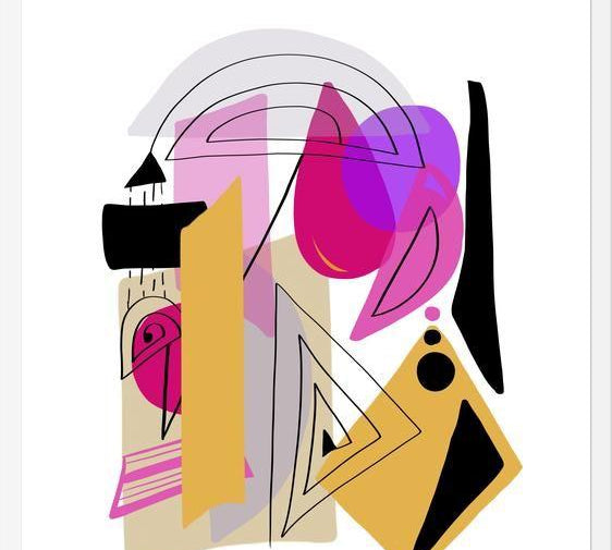 Cuadro Modern minimal forms 23