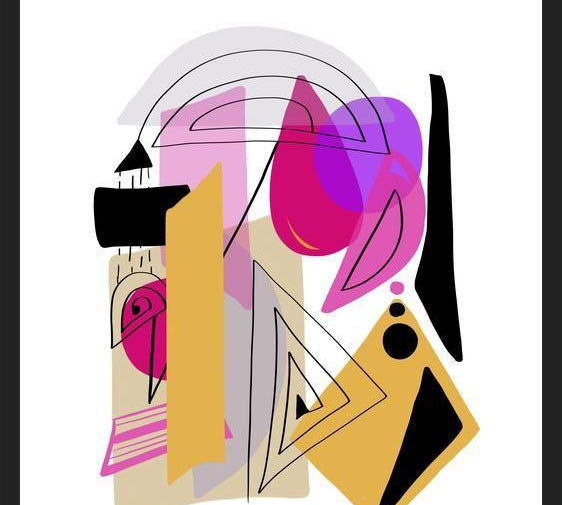 Cuadro Modern minimal forms 23