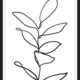 Cuadro Lines Leaves II