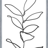 Cuadro Lines Leaves II