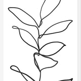 Cuadro Lines Leaves II