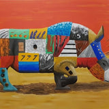 Canvas Rinoceronte