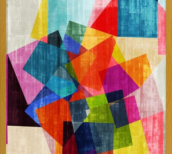 Cuadro La danza geometrica 1