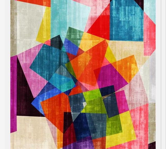 Cuadro La danza geometrica 1