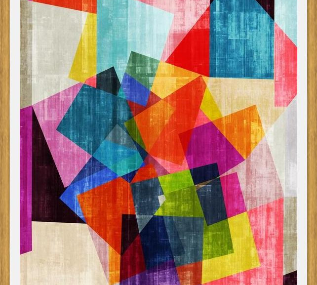 Cuadro La danza geometrica 1
