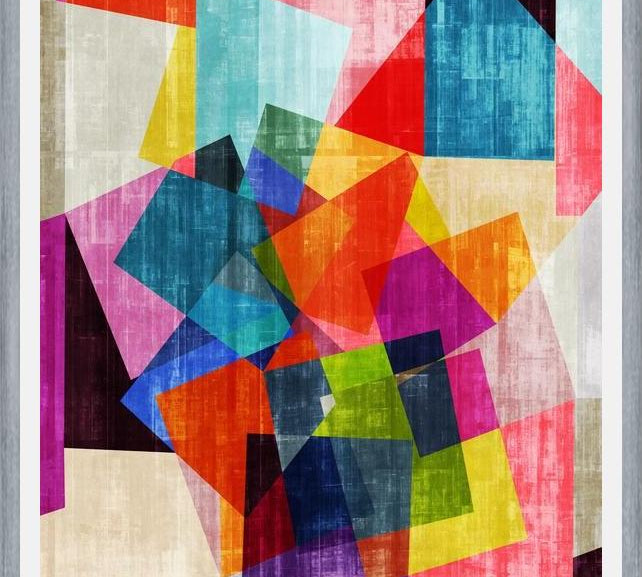 Cuadro La danza geometrica 1