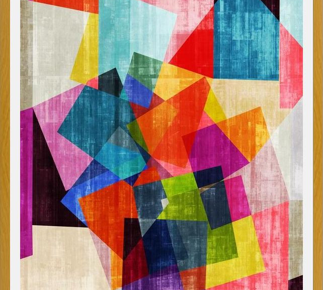 Cuadro La danza geometrica 1