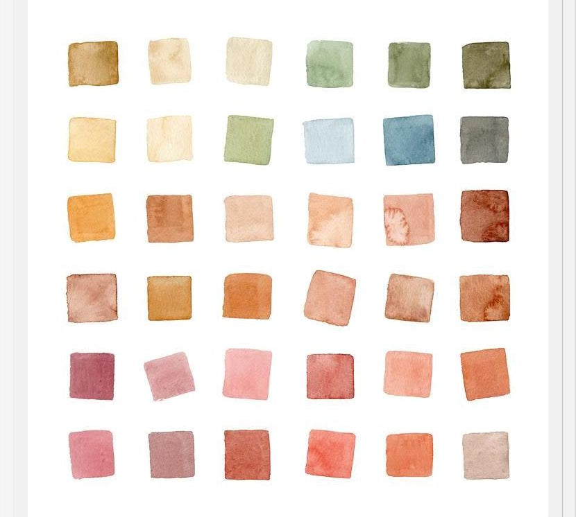 Cuadro Paleta de Colores