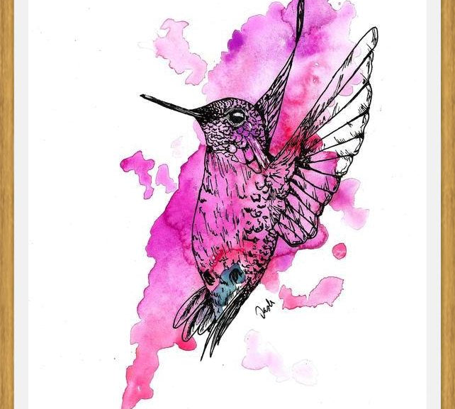 Cuadro Colibri 2